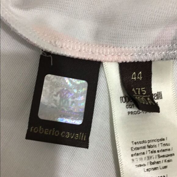 Roberto Cavalli Dress Front Zipper Detail Dress Multi Color Knee Length Size 44 - Picture 10 of 12